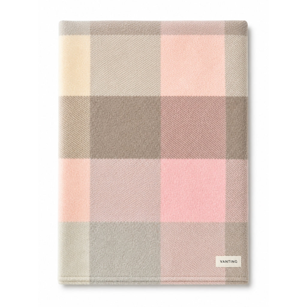 Vanting ternet tørklæde VT2768 grey and pink