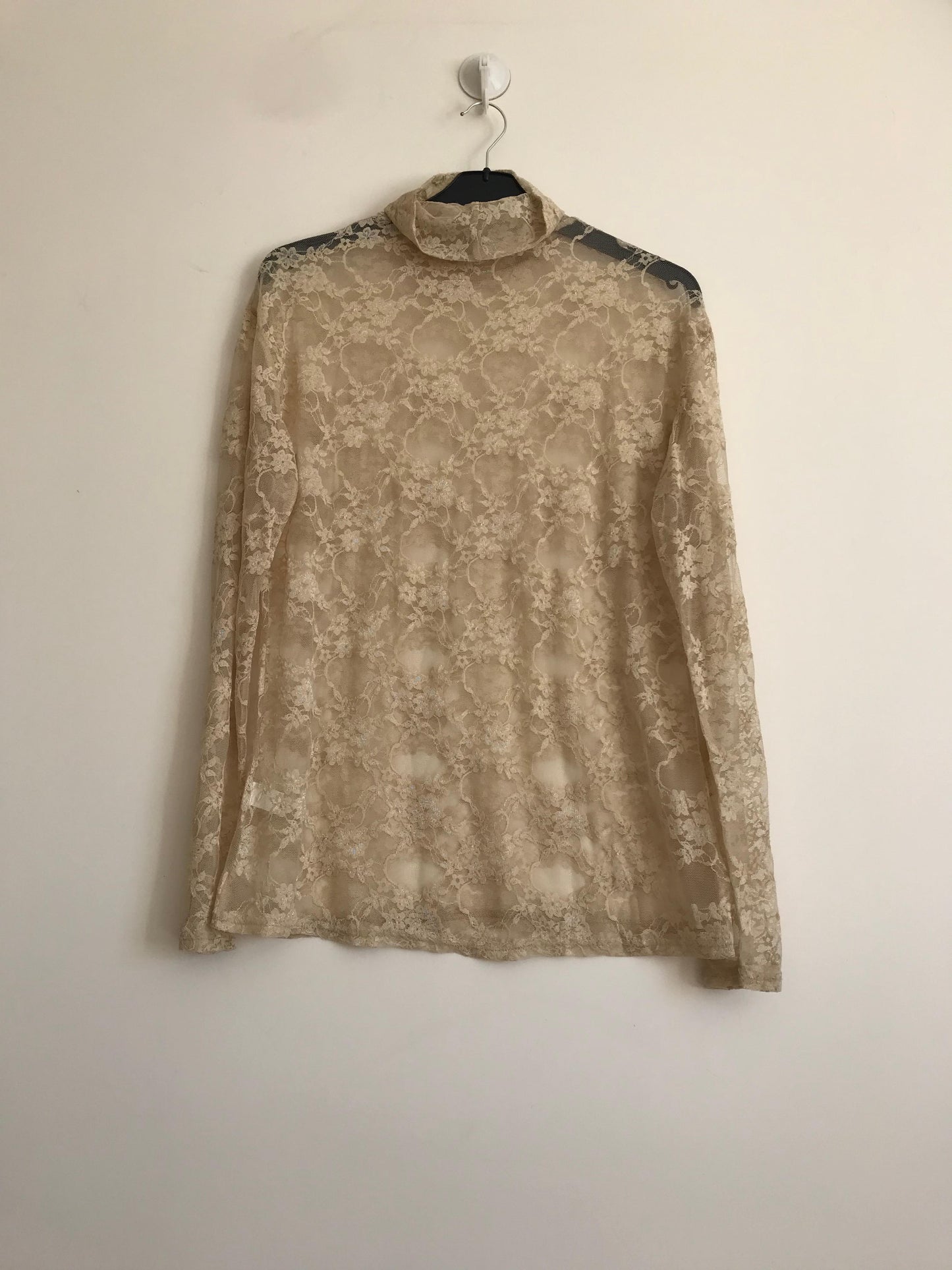 Paris blonde bluse SAND turleneck