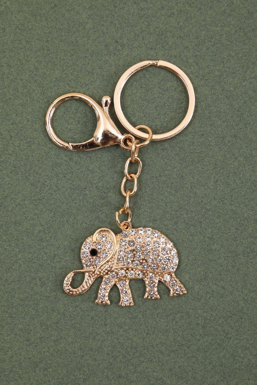 nøglering med elefant