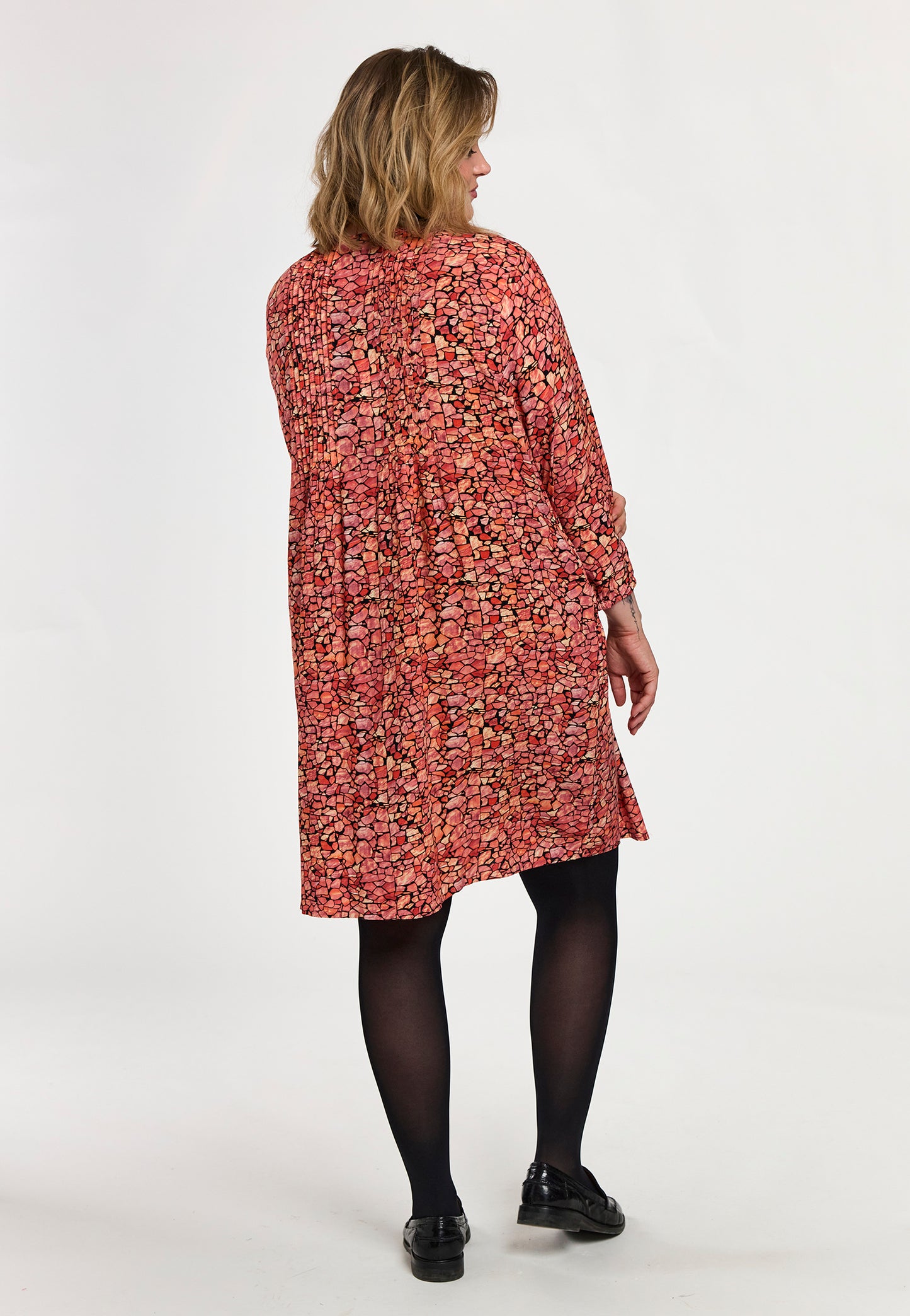 Gozzip shirt tunika GJohanne shirt tunic lyserød kombi