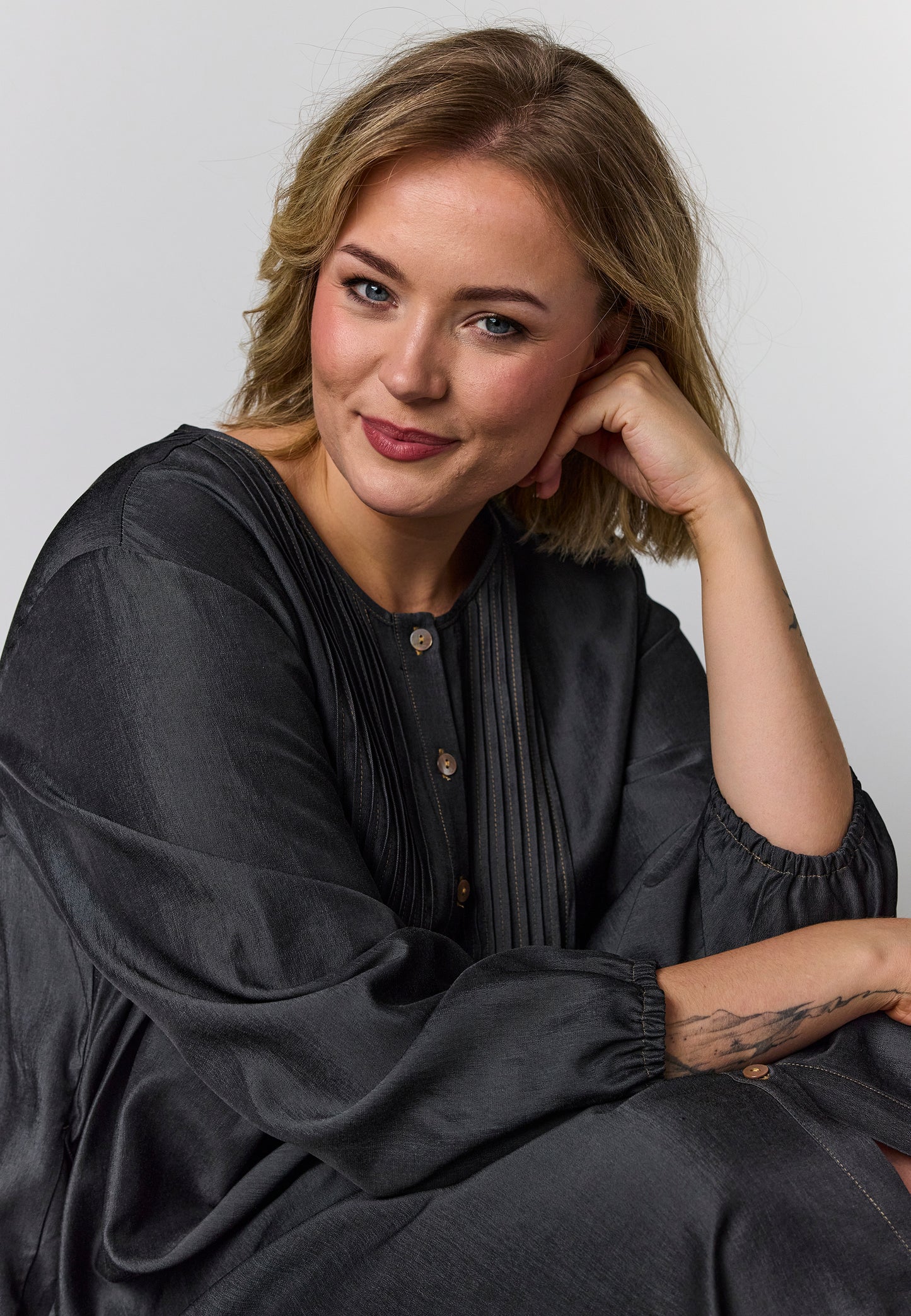 Gozzip tunika skjorte Gjohanne sort