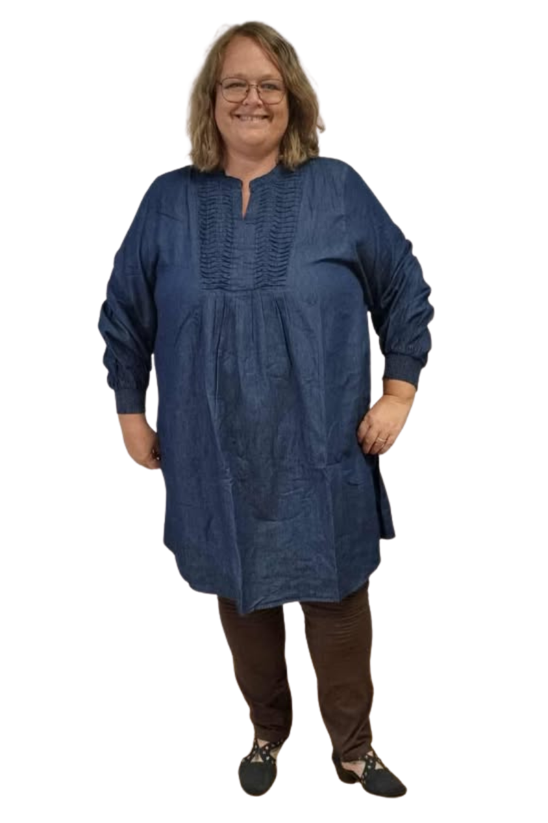 Mapeo kjole mørkeblå Maria denim