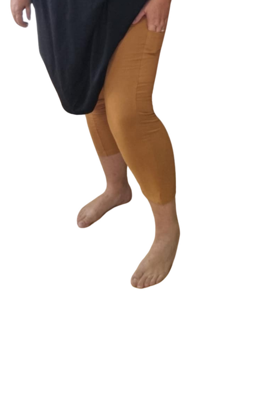 Mapeo capri leggins med lomme 312 camel