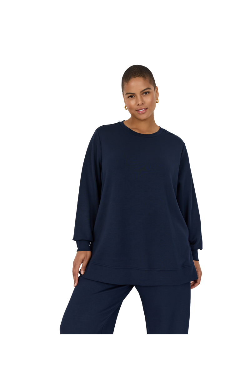 Wasabi sweat bluse Wa-Sabina 53 navy