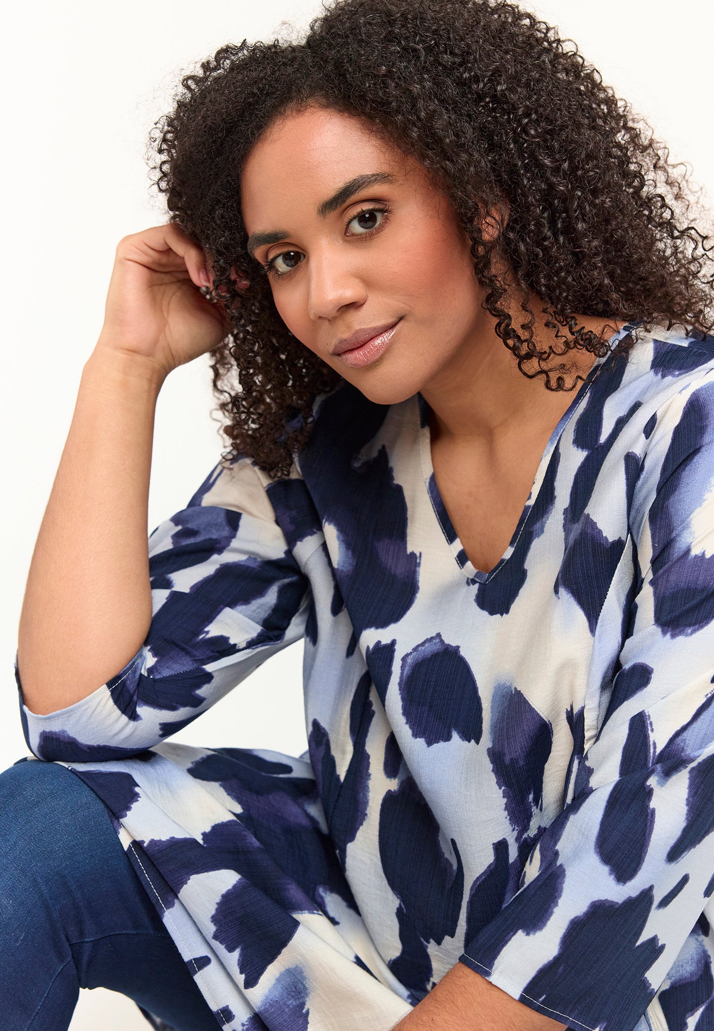 studio kjole SBirgitte blå