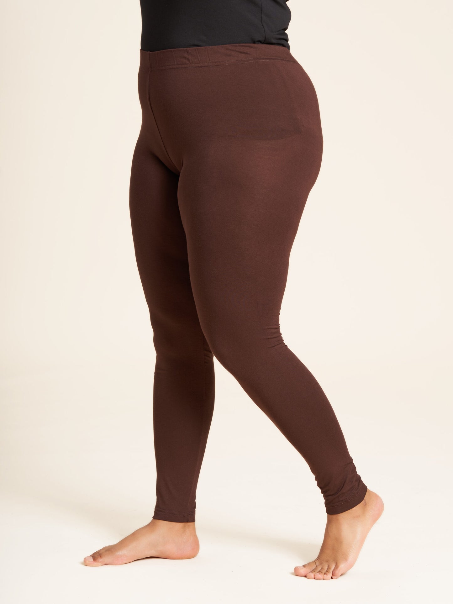 Sandgaard basis leggings, model Amsterdam brun