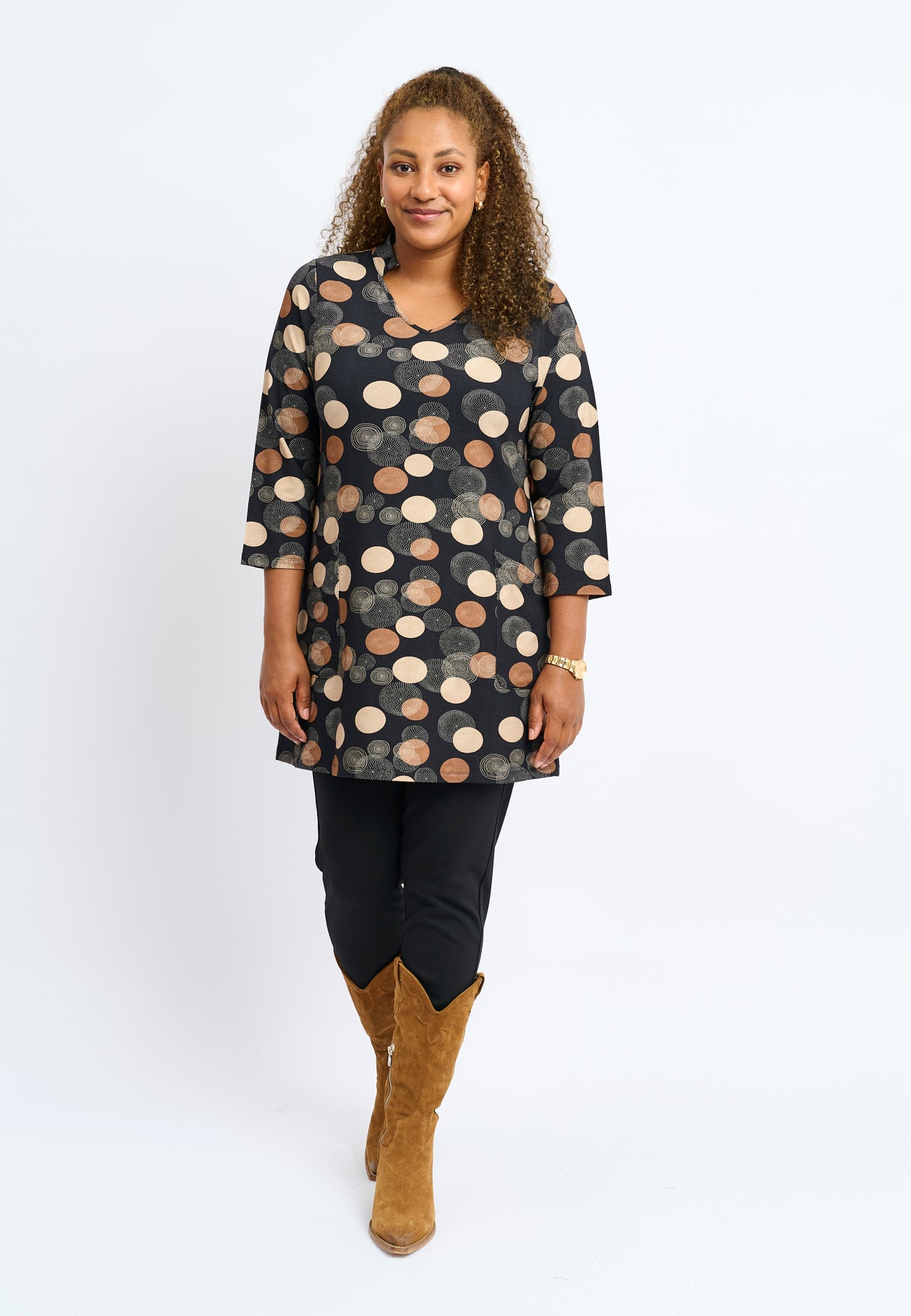 Pont Neuf bluse Dorit sort