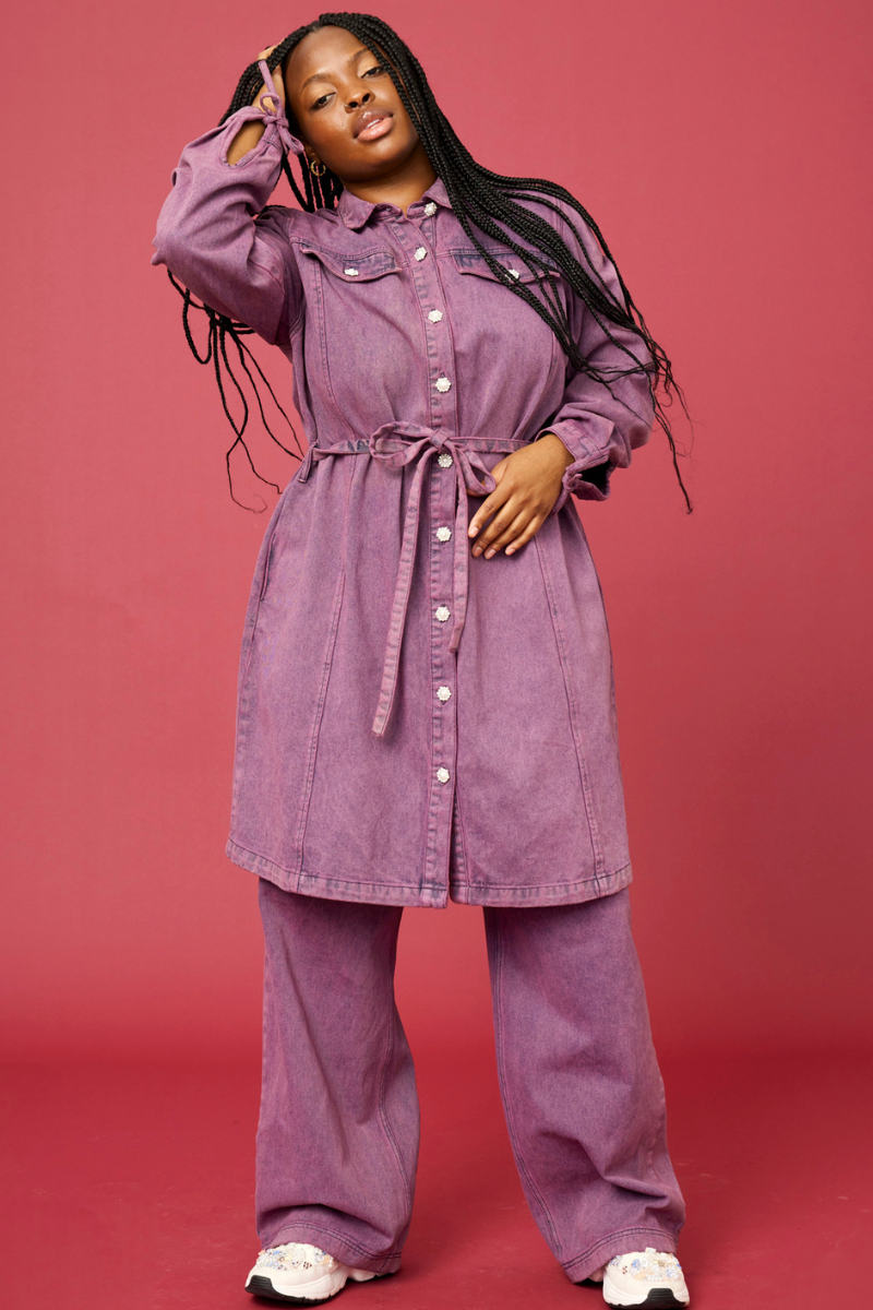 Anyday kjole Fidelia 259 lilla