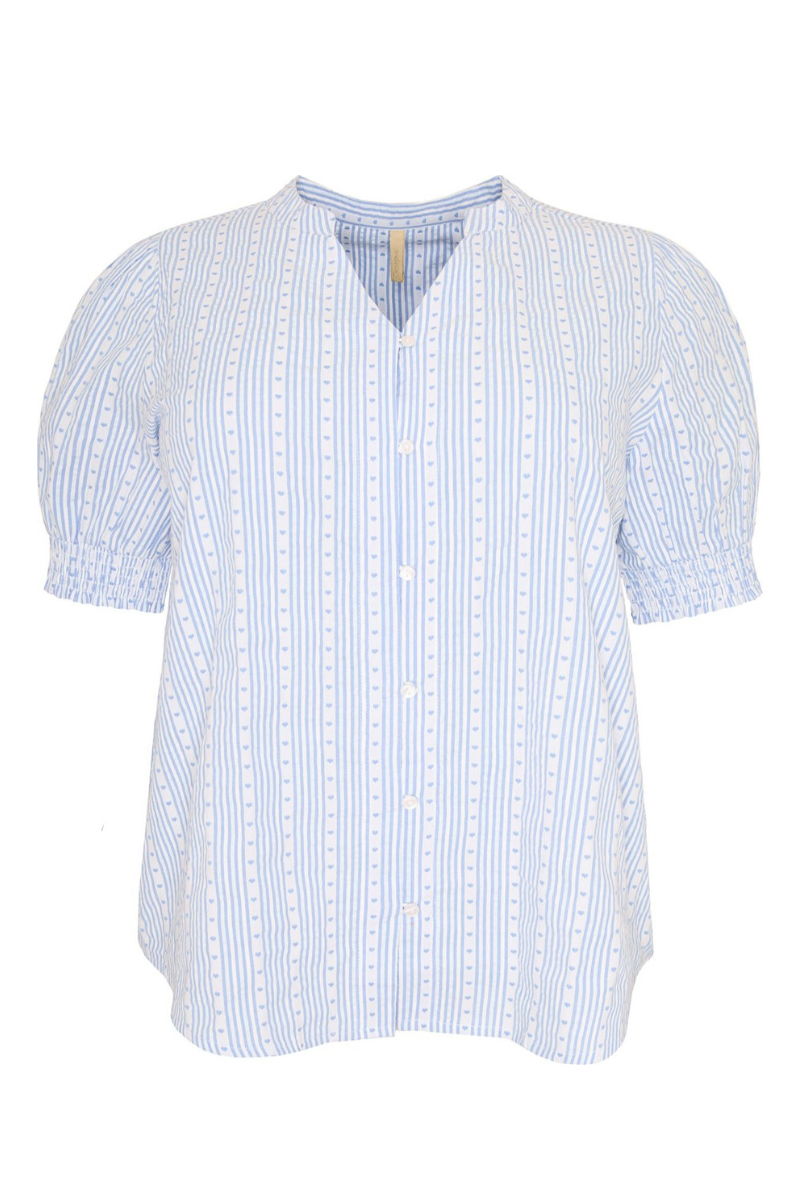 Cassiopeia skjorte BALULLA SHIRT-1 blå kobi