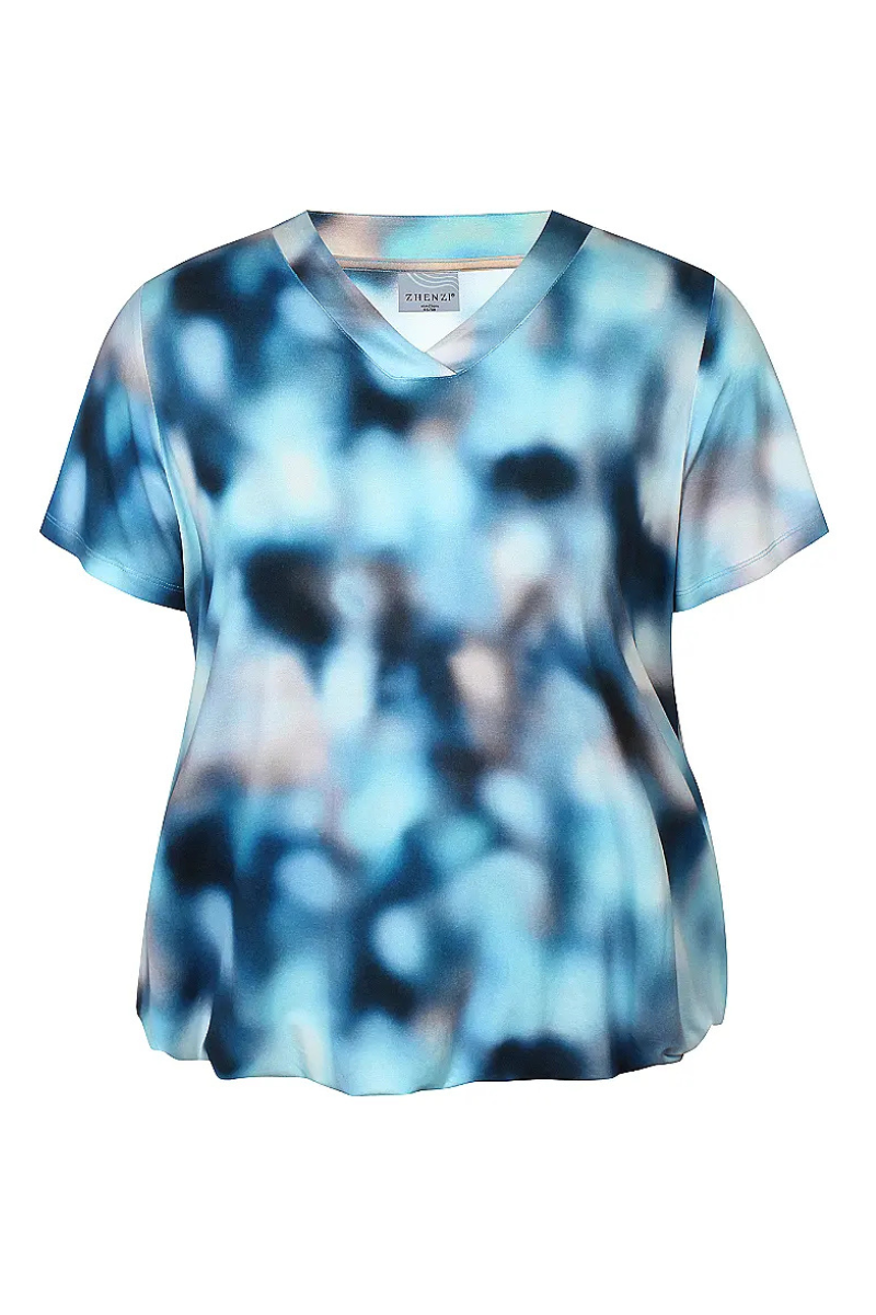 zhenzi bluse Sylva 1358 blå