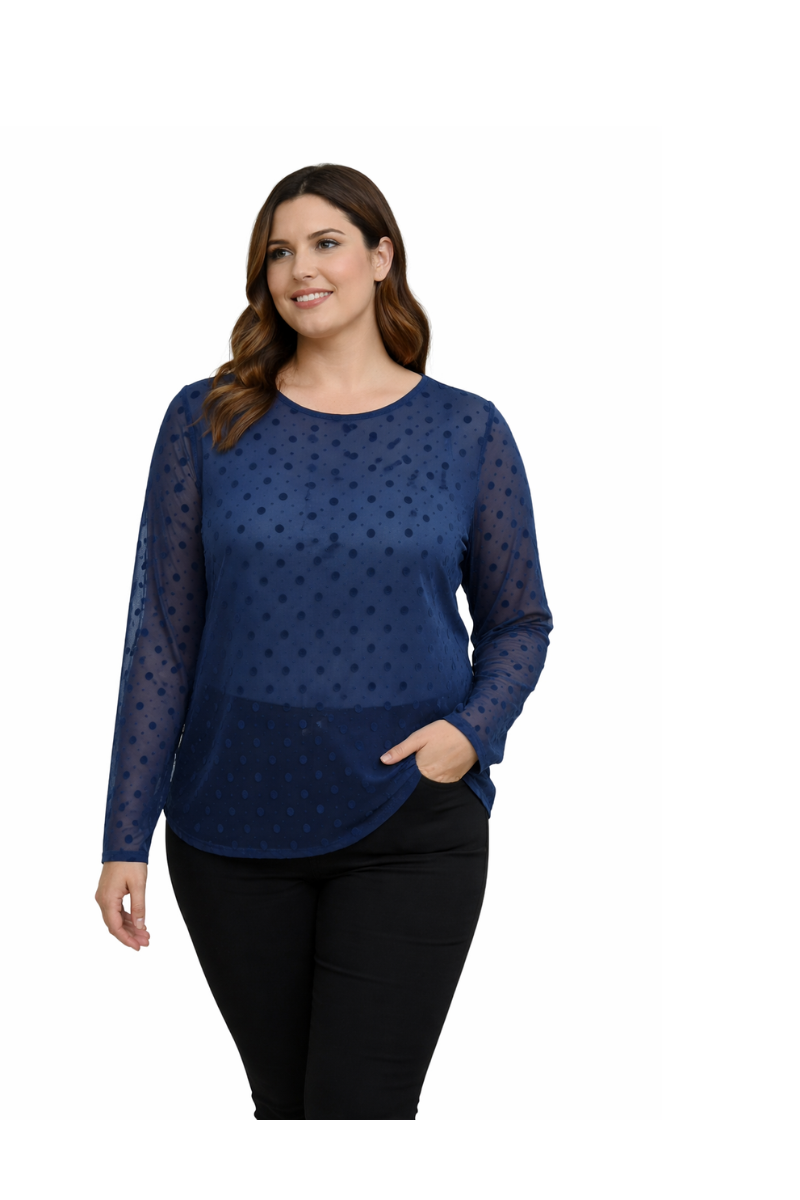 Cassiopeia bluse gitesse blå