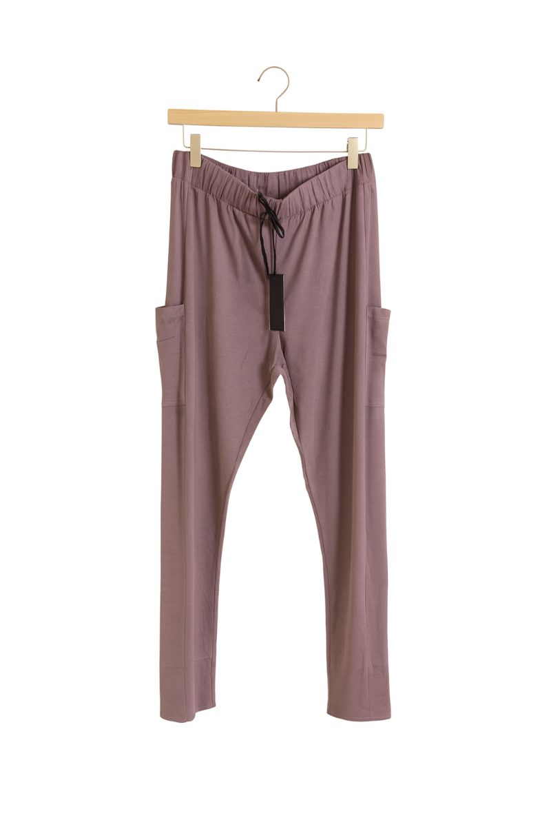 Mapeo leggings med lomme mørk blomme