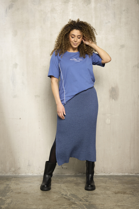 Zhenzi t-shirt Zh-Saee 1005 blå