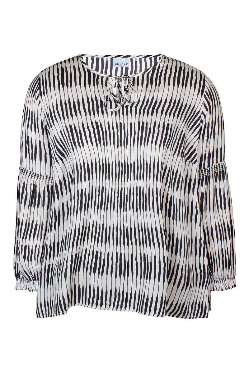 Zhenzi bluse Zh-Sisy 1060 hvid