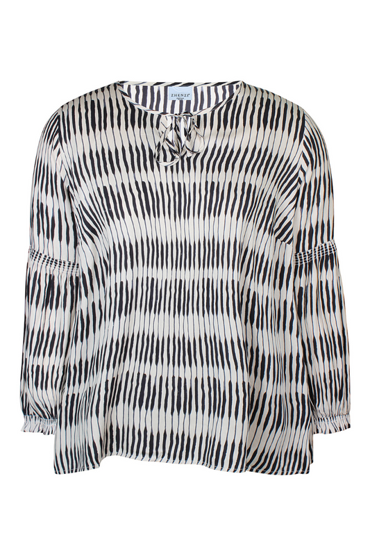 Zhenzi bluse Zh-Sisy 1060 hvid