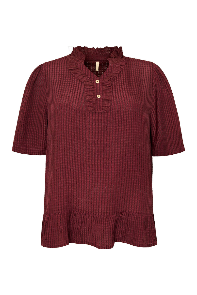 cassiopeia bluse rød