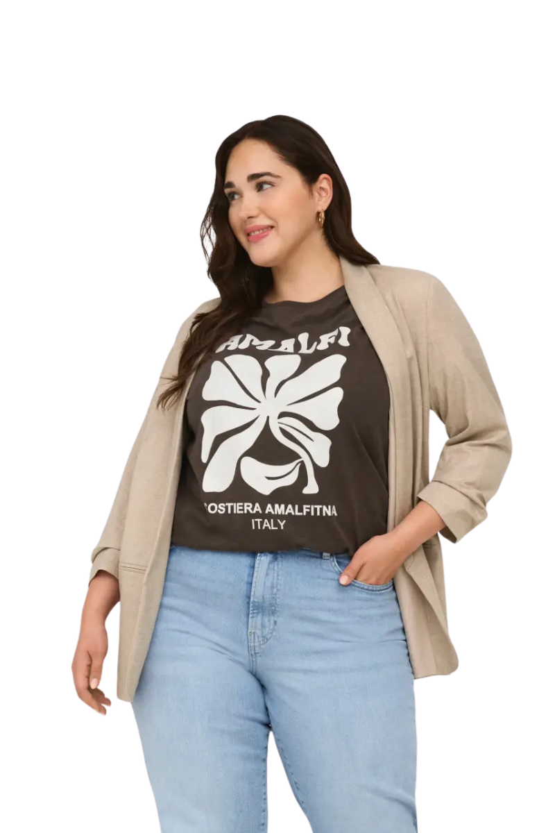 only carmakoma t-shirt carsma brun