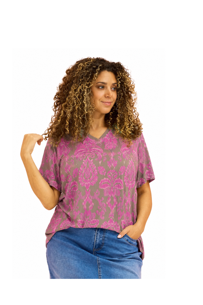 zhenzi bluse Sylva 1357 Rosa