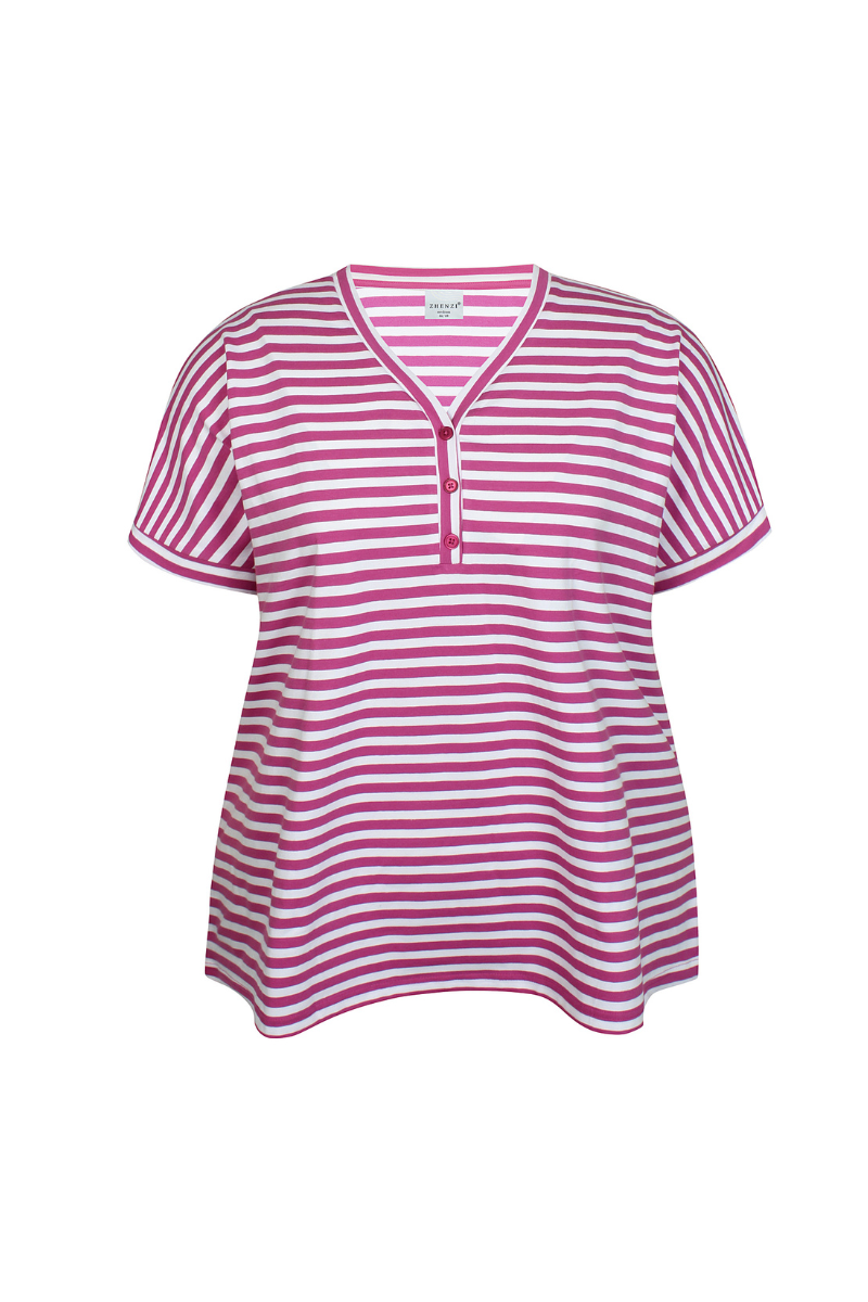 Zhenzi t-shirt bluse Casey 1258 rosa