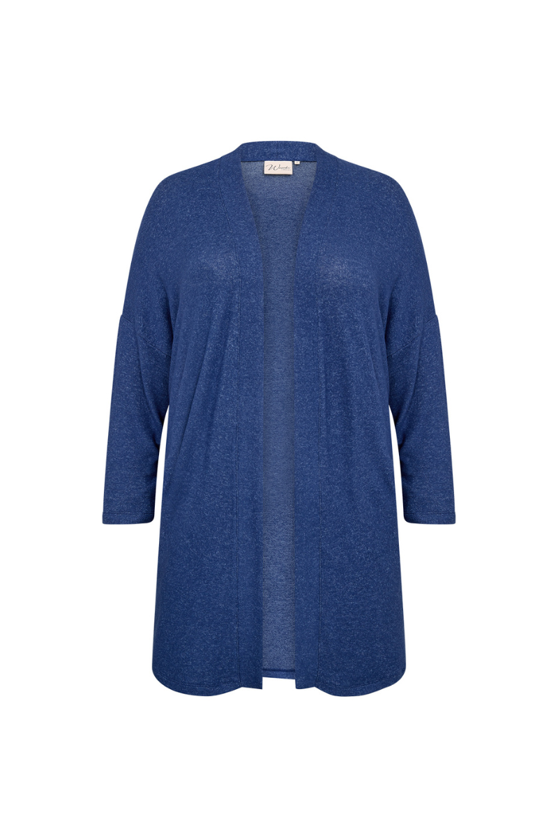 Wasabi cardigan Wa-Simone 3 blåmeleret