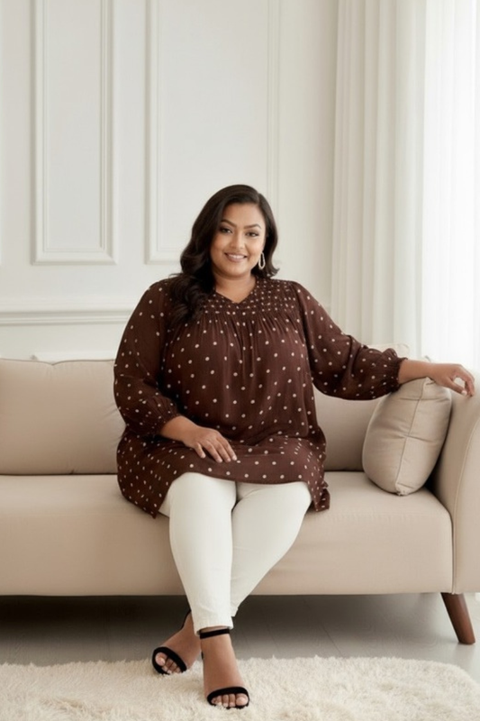 cassiopeia tunika firella brun kombi