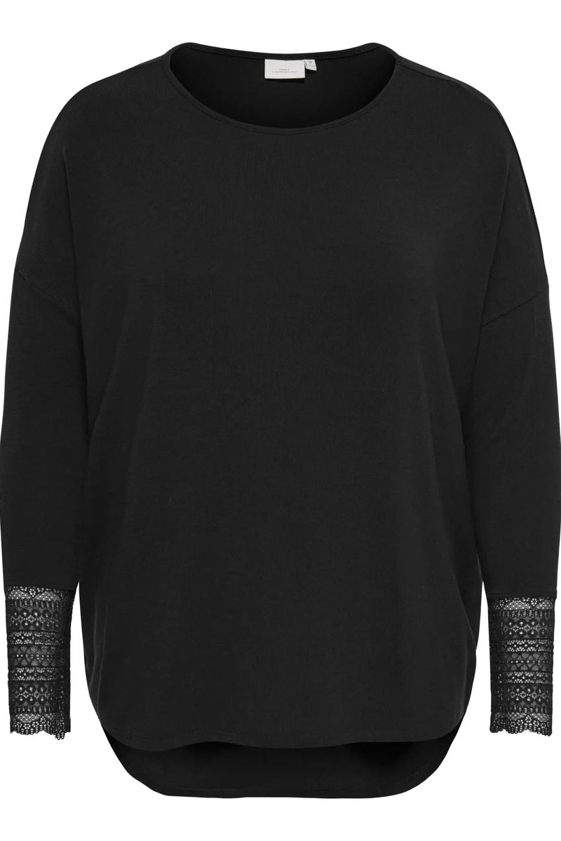 Only Carmakoma bluse Carlamour – Sort