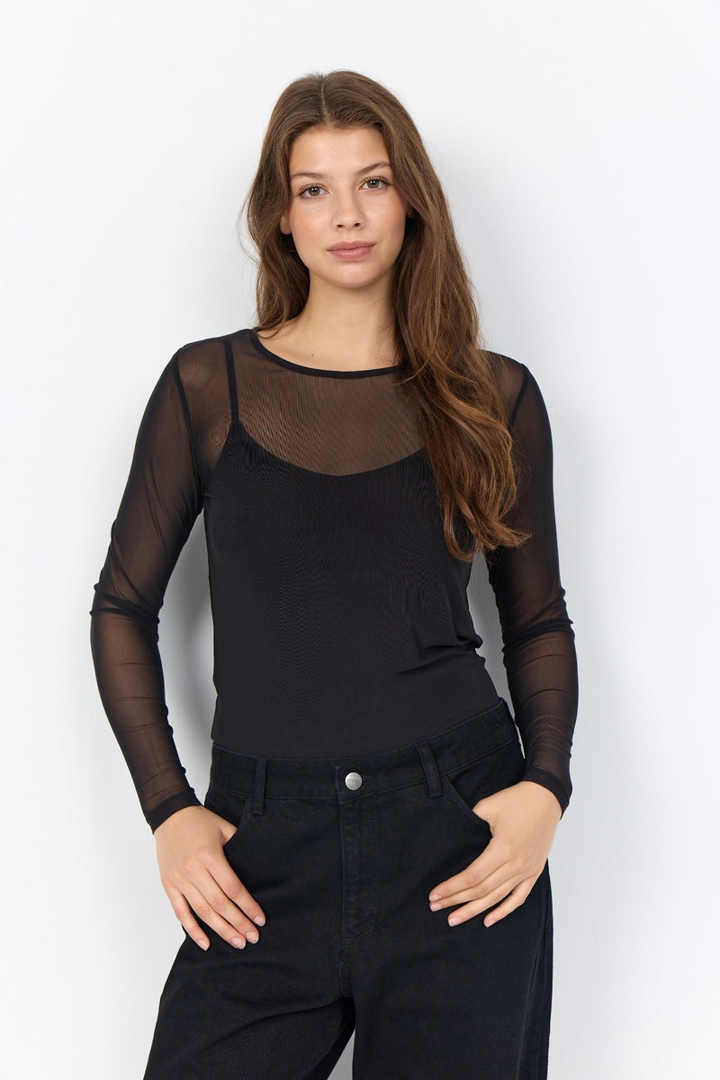 Wasabi meshbluse Tinja 1 – sort