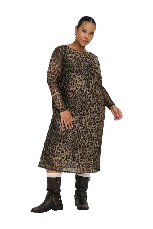 Only Carmakoma kjole Carforest leopard