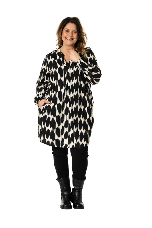 Gozzip tunika GNora sort kombi