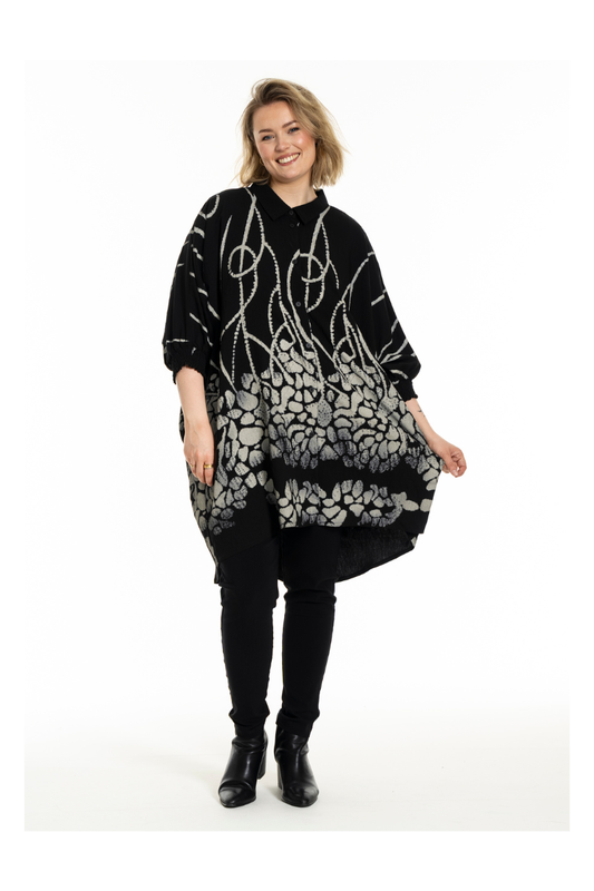 Gozzip tunika gerda sort kombi