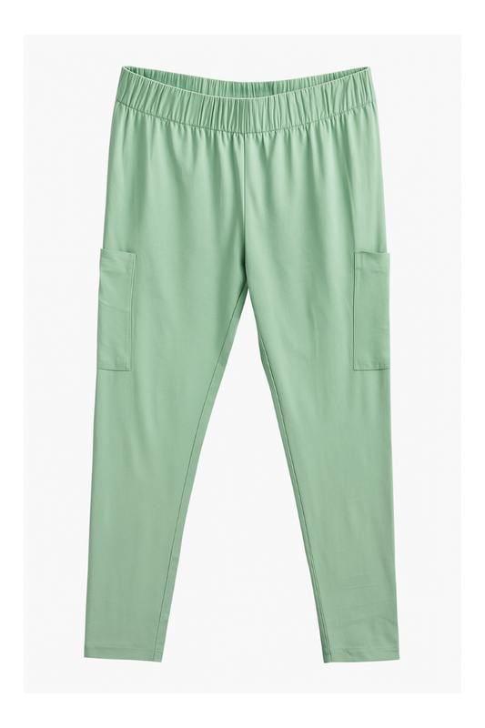 Mapeo leggings med lomme lyse grøn grøn