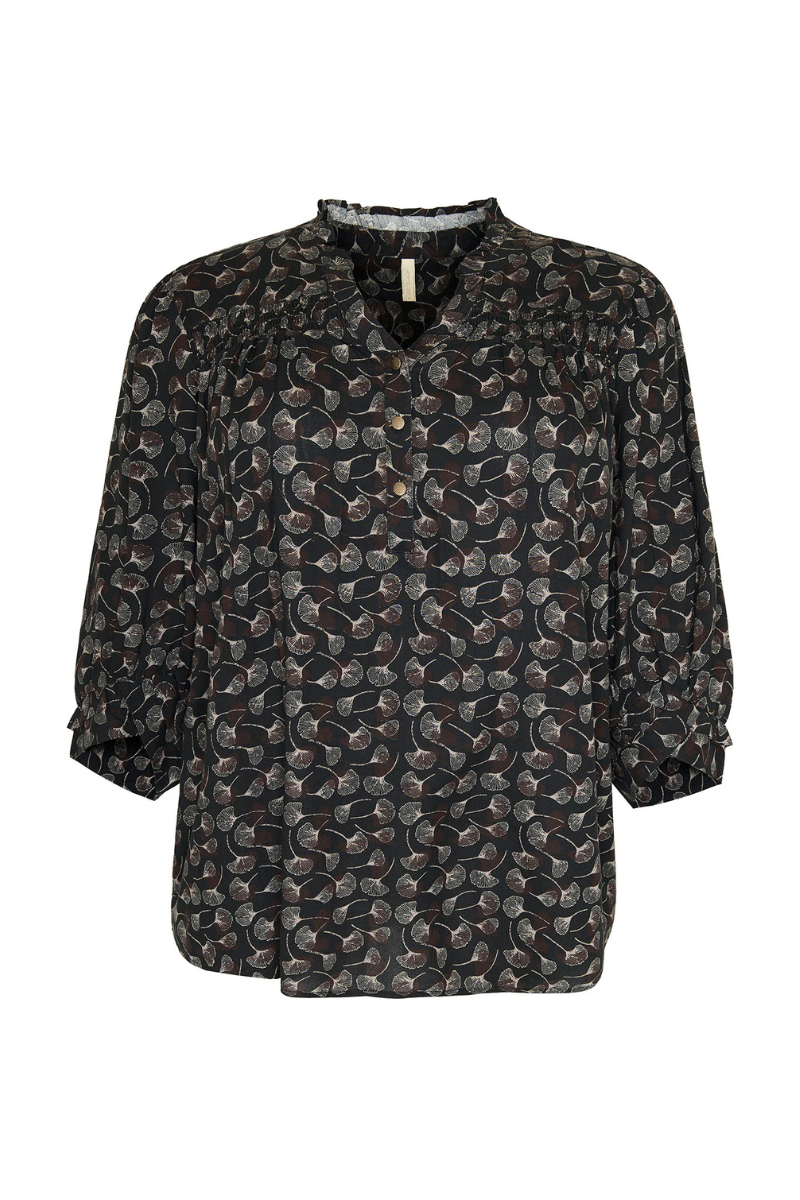 cassiopeia bluse Hillani sort kombi