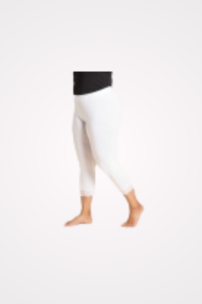 Sandgaard Leggings 3/4 with lace, model Oslo