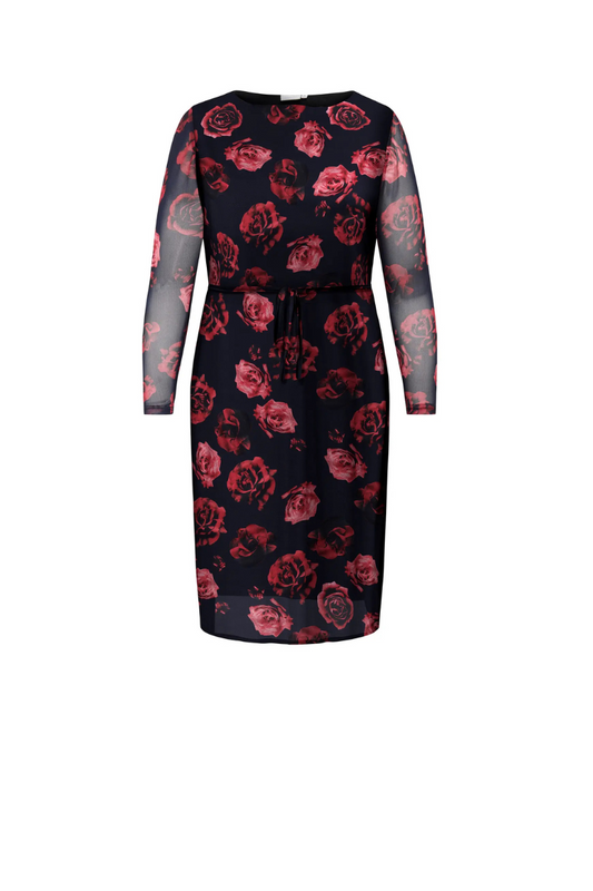 Only Carmakoma kjole Carforest sort/rose