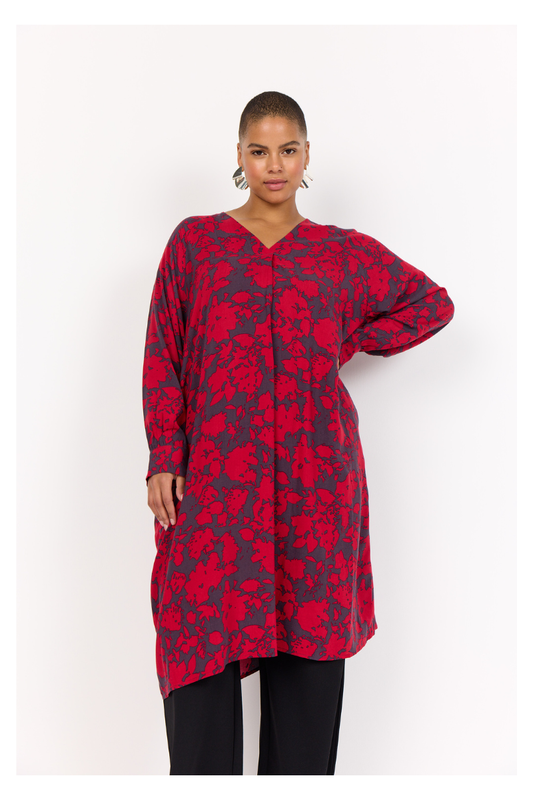 Wasabi kjole wa-saphina 3 rød kombi