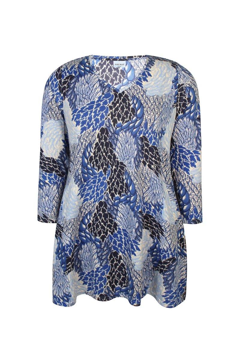 zhenzi kjole Zh-ainsley blå kombi