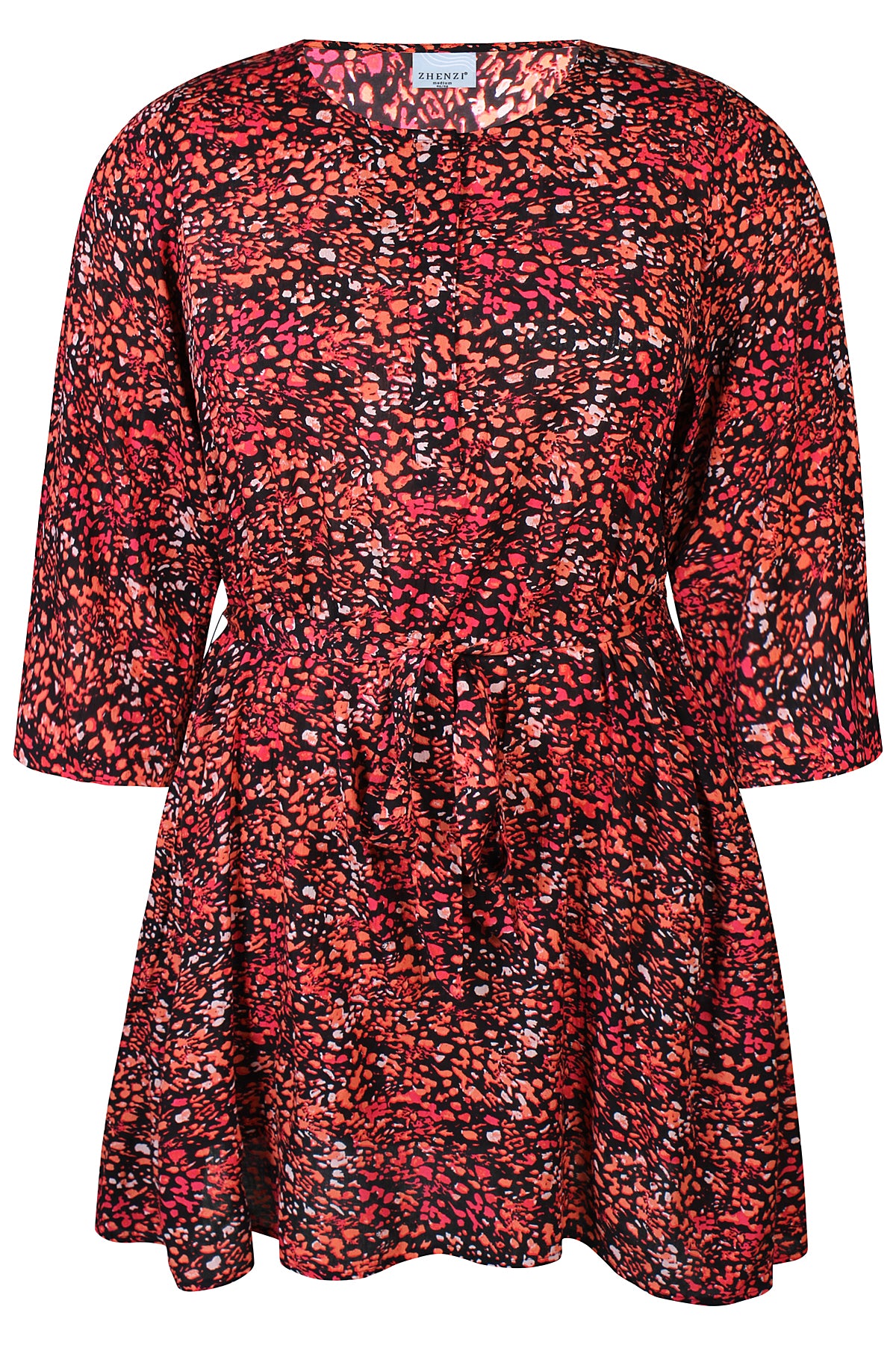 rød kjole plus size
