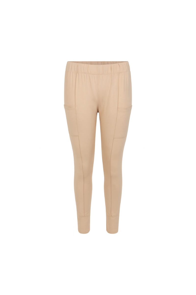 Mapeo leggings med lomme lang lyserød