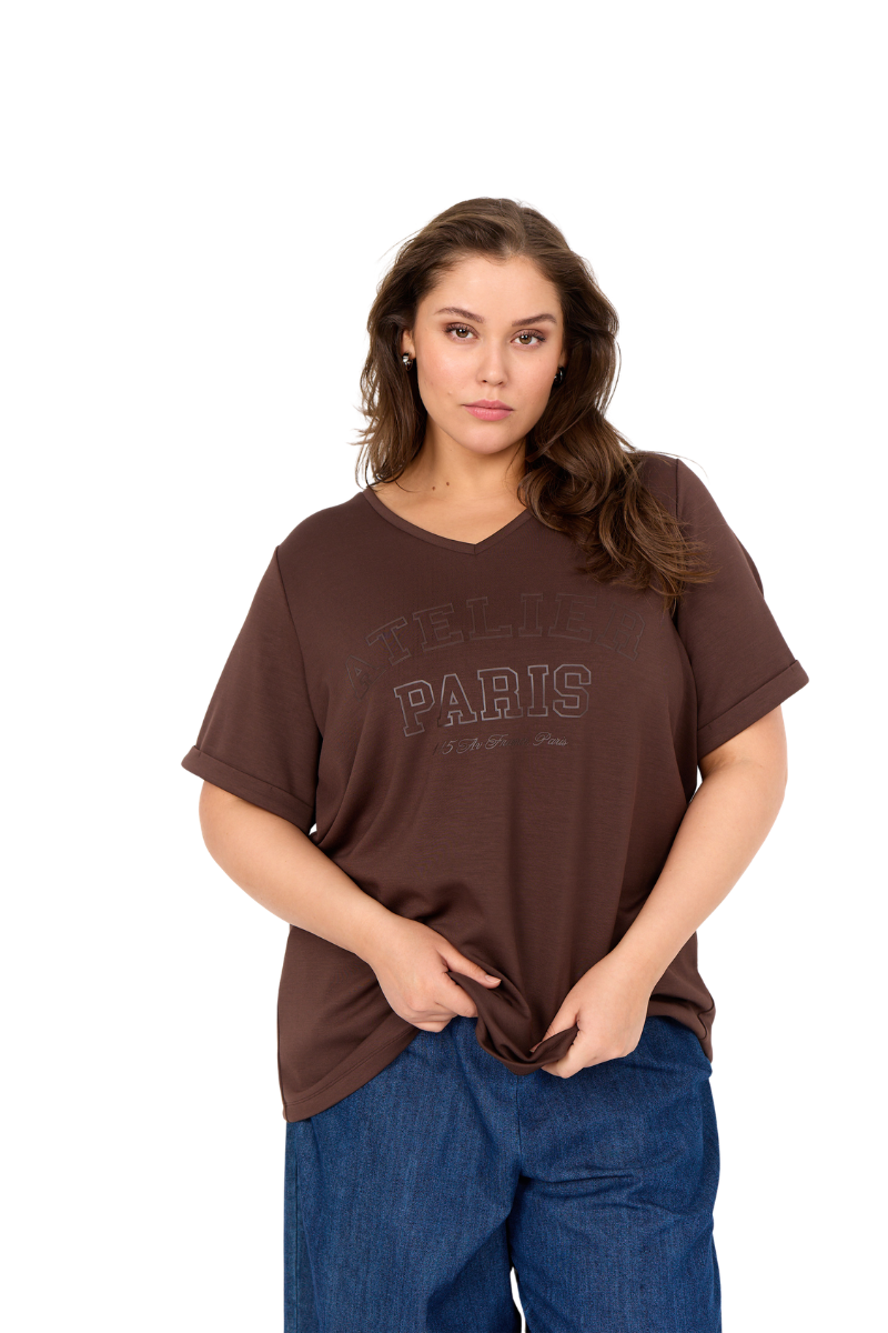 WASABi SWEATBLUSE BRUN SABINA 98