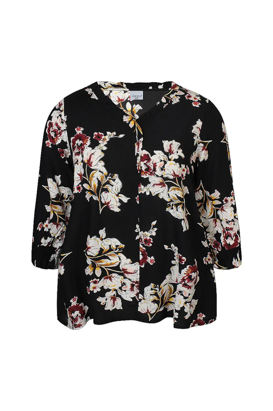 zhenzi bluse Zh-Ozie 936 sort kombi