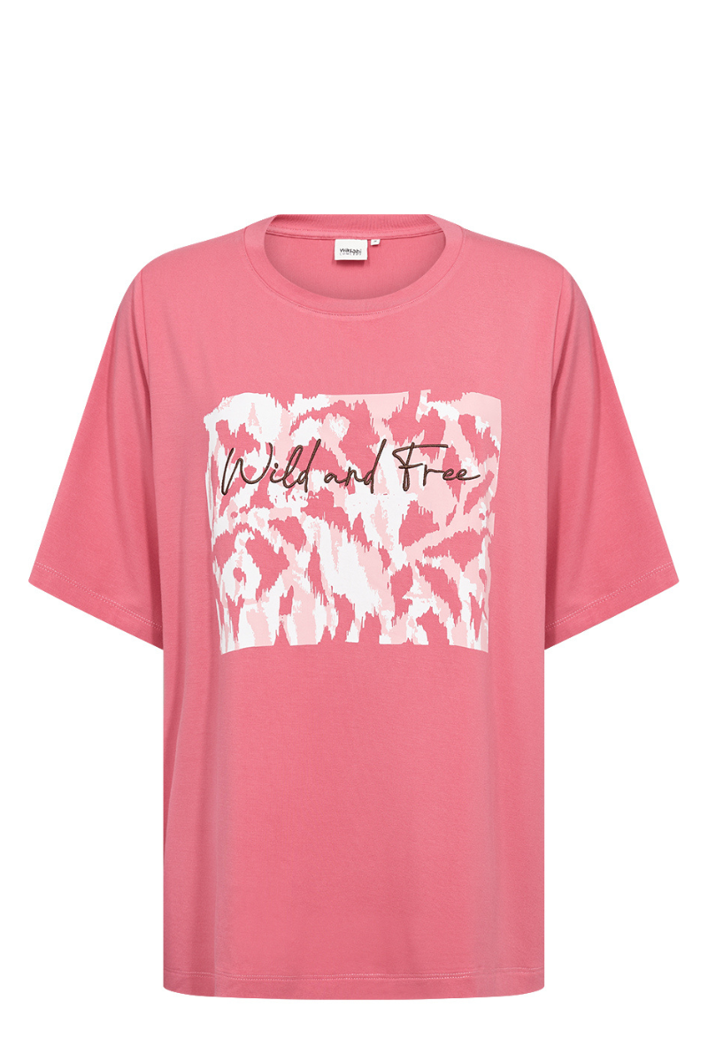 Wasabi t-shirt WA-Caimi 3 lyserød