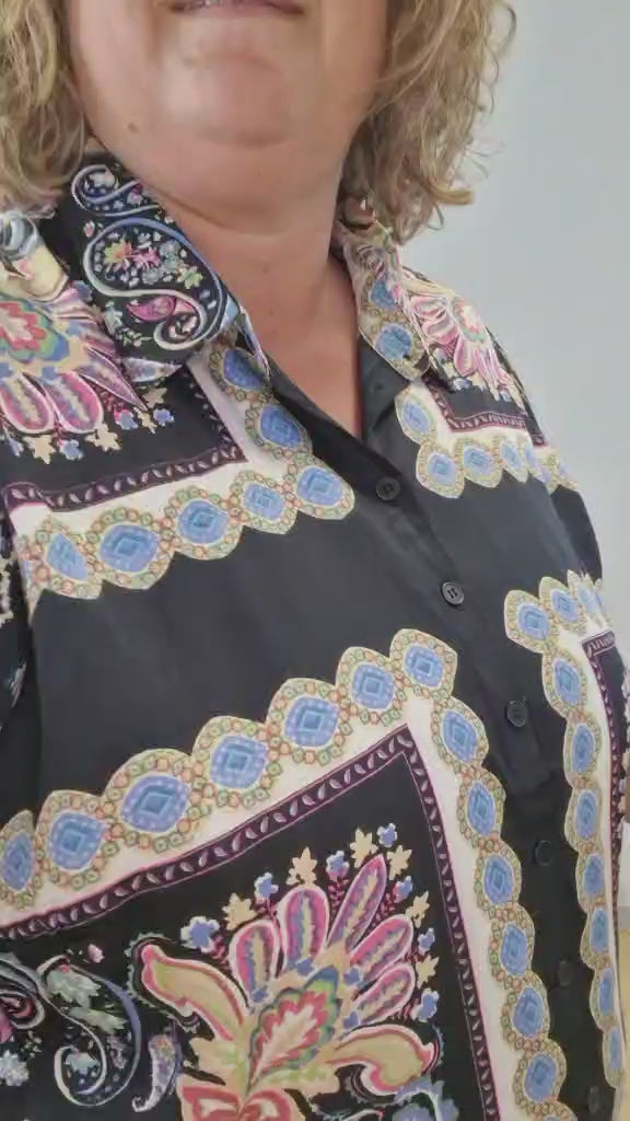 zhenzi Kjole 3/4 ZH-Tami 1090 sort kombi