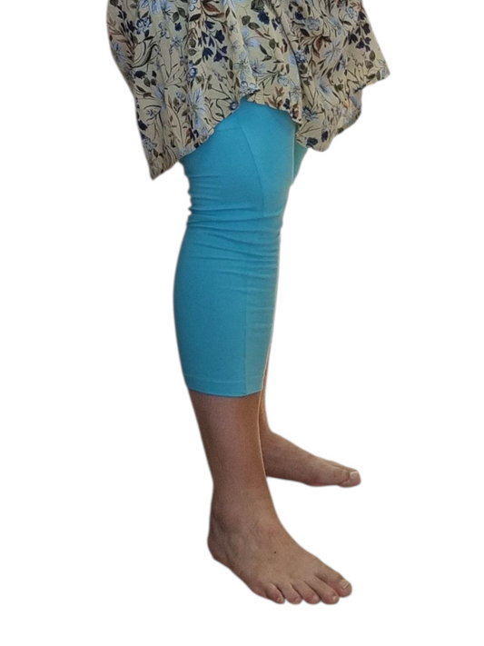 Mapeo capri leggins med lomme 312 turkisblå