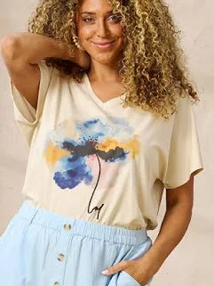 Zhenzi T-shirt sand ZH-Chloe 1265