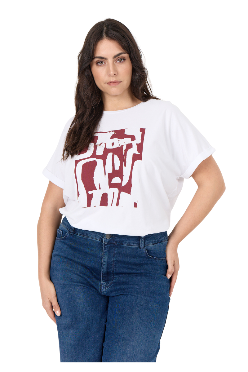 Wasabi t-shirt WA-Helene 3 - hvid