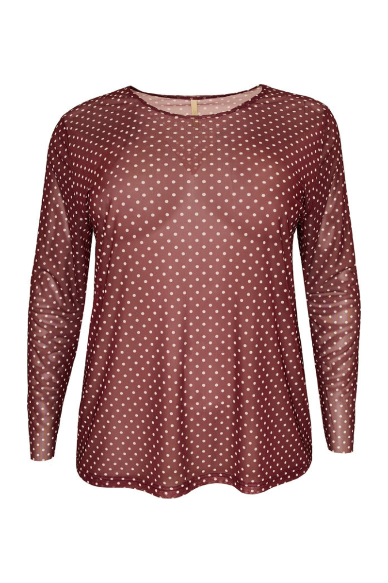 Cassiopeia bluse Mesh Gwenna Prikker - Bordeaux