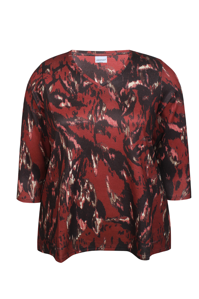 Zhenzi bluse Ainsley 1489 rød