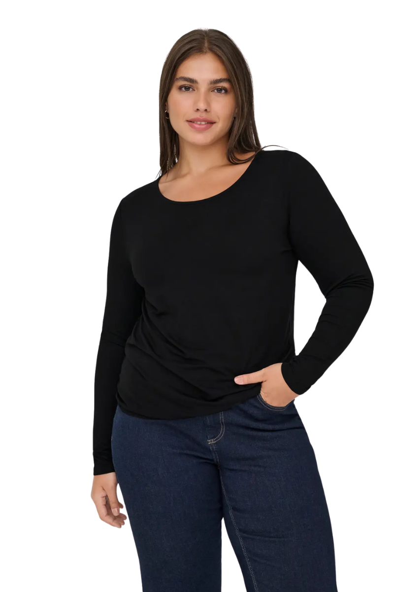 Only Carmakoma bluse carlonny Sort