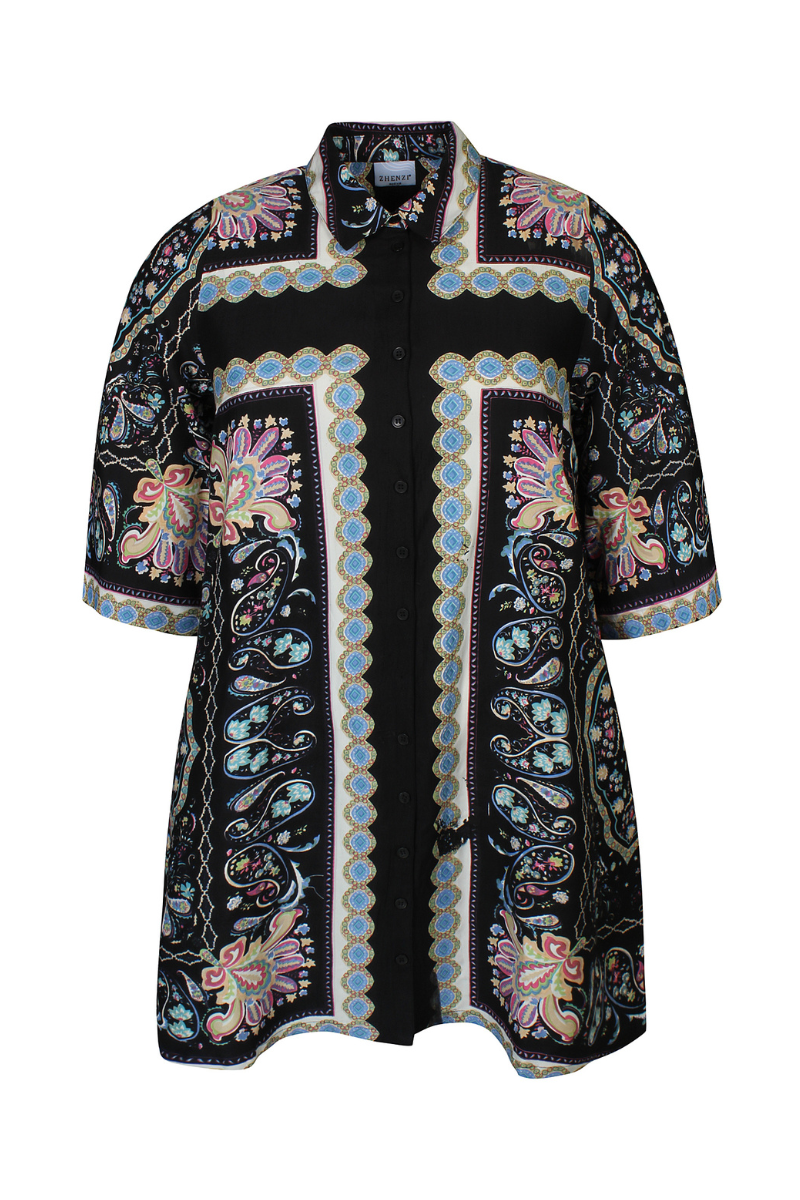 zhenzi Kjole 3/4 ZH-Tami 1090 sort kombi