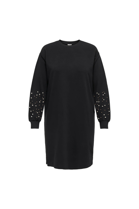 only carmakoma kjole carvioletta sort